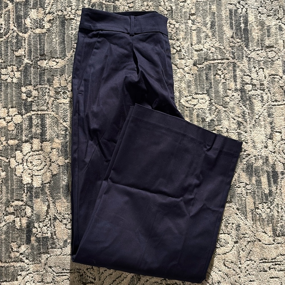 Women’s pleated dress slacks wide leg